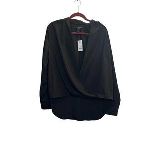 Banana Republic polyester black blouse